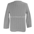 Girl's Knitted Smart Mock Neck Pullover Sweater